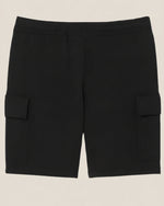 Cargo-shorts i bomullsfleece