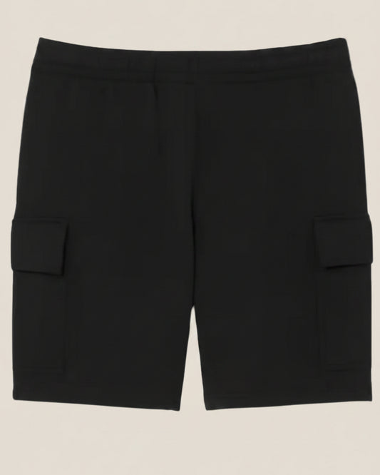 Cotton Fleece Cargo Shorts