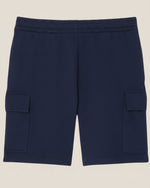 Cargo-shorts i bomullsfleece