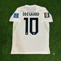 Martin Ødegaard #10 Norway 2026 World Cup White Football Jersey