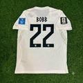 Oscar Bobb #22 Norway 2026 World Cup White Football Jersey