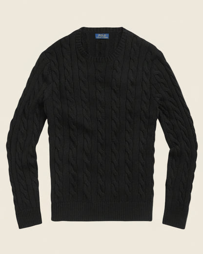 Classic Cable-Knit Sweater