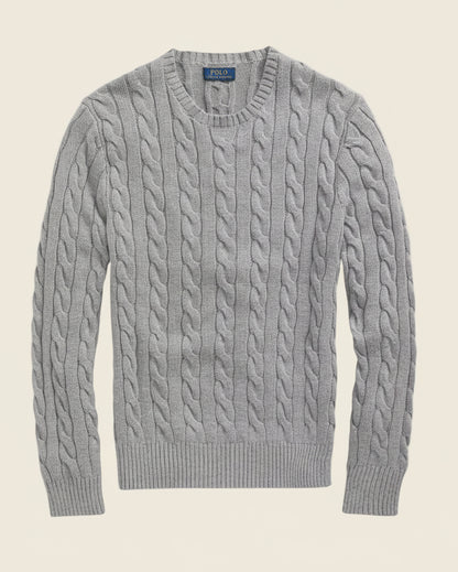 Classic Cable-Knit Sweater