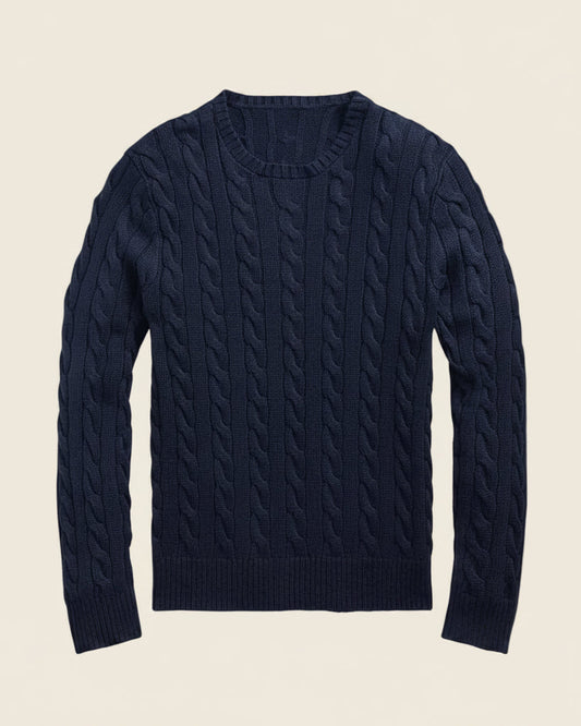 Classic Cable-Knit Sweater