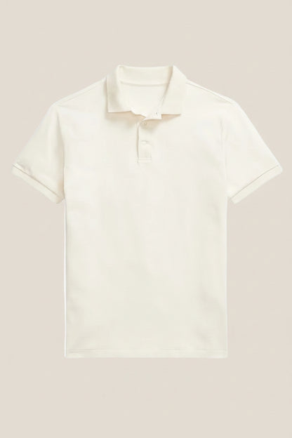 Custom Slim Fit Stretch Mesh Polo Shirt