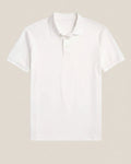 Tilpasset slim fit polo i stretch-mesh