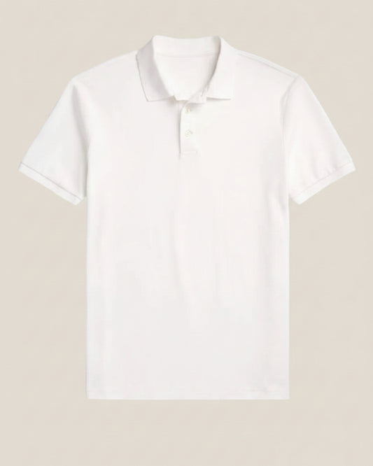 Custom Slim Fit Stretch Mesh Polo Shirt