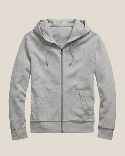 Double-Knit Full-Zip Hoodie