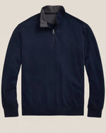 Luksuriøs Half-Zip Genser i Jersey