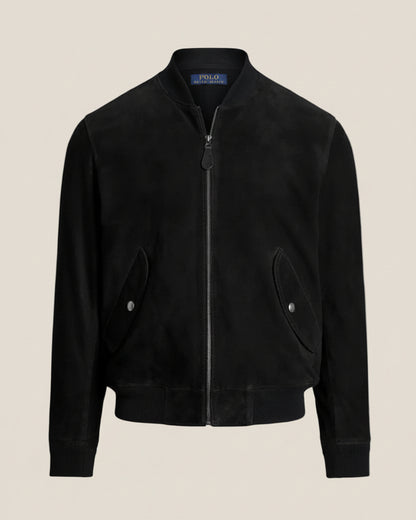 Suede Bomber Jacket