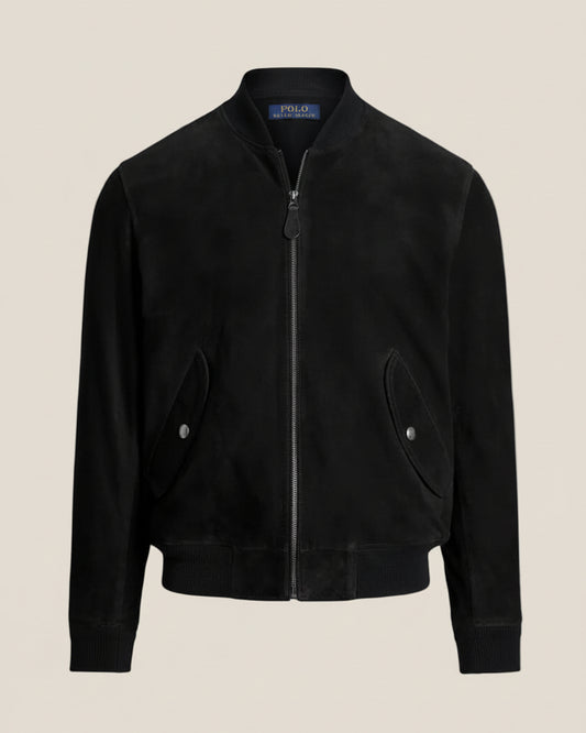 Suede Bomber Jacket