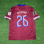 Julian Ryerson Norway 2026 World Cup New Season Red Football Jersey Kit
