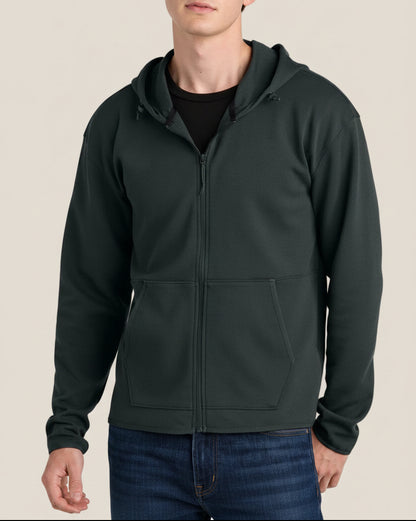 Double-Knit Full-Zip Hoodie 0A8BUS