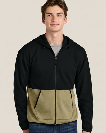 Double-Knit Full-Zip Hoodie 0A8BUS