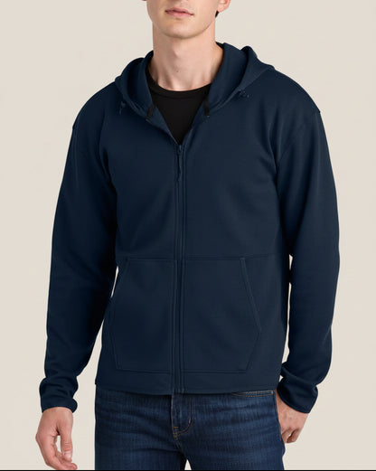 Double-Knit Full-Zip Hoodie 0A8BUS